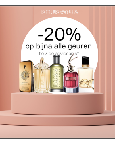 20% korting op geuren