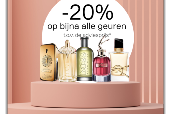 20% korting op geuren