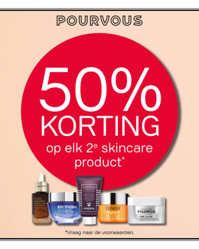 50% korting